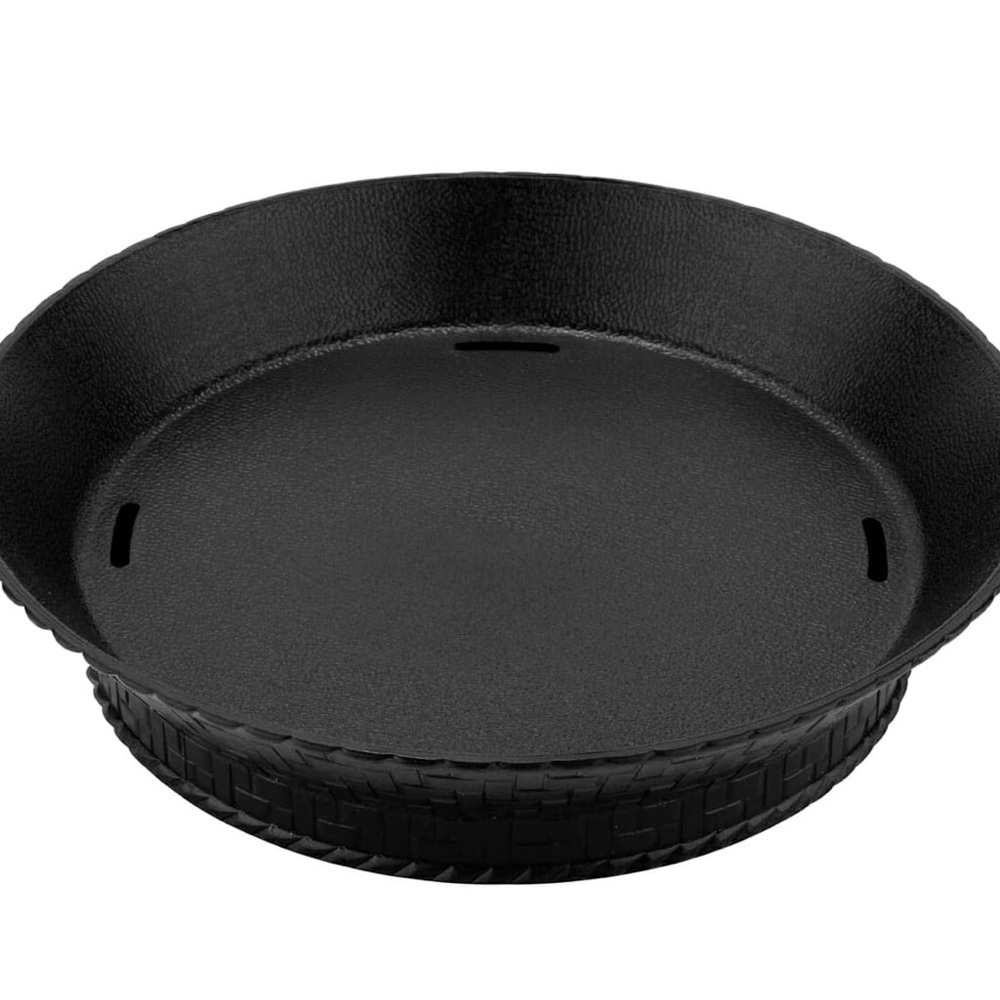 Black Party Serving Tray Set of 6